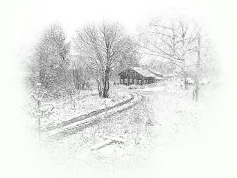 Ложится снег