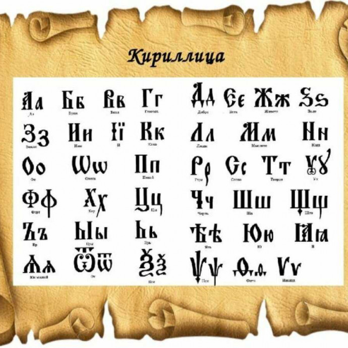 Напиши своё имя кириллицей - творческая игра