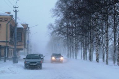 Архангельск в снегу