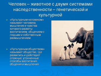 Природа человека.
