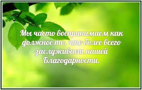 Благодарность способна превратить недостаток в изобилие...
