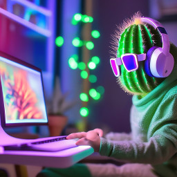 Кактус колючий