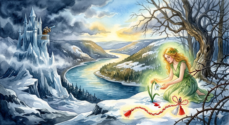 Сказка о бело - красной нити и капле солнца