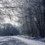 На ресницах серебрится иней