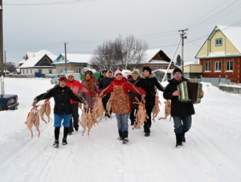 Каз омэсе (Гусиные помочи*, Гусиное перо)