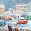 Снег ложится и уже не тает