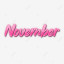 SWEET NOVEMBER