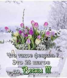Добро пожаловать в февраль!